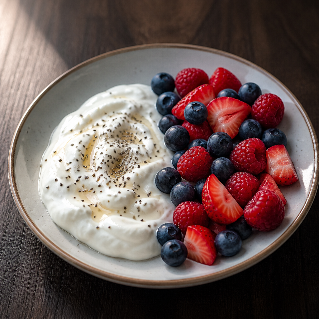 Greek Yogurt + Berries