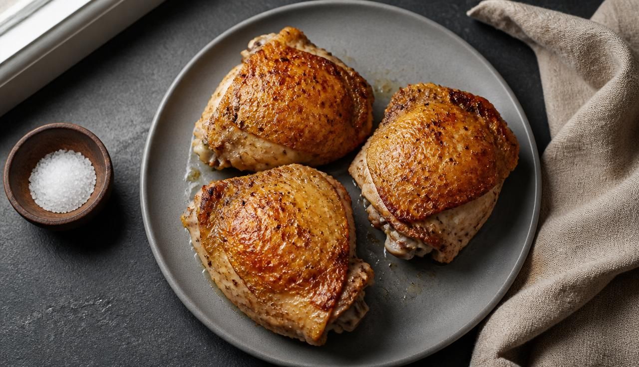 Butter Basted Chicken Thighs