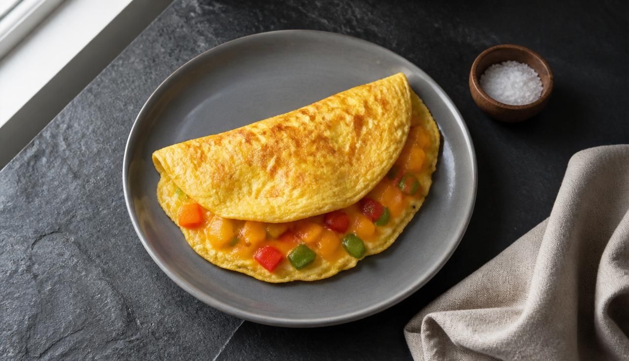 Two Egg Veggie Omelet