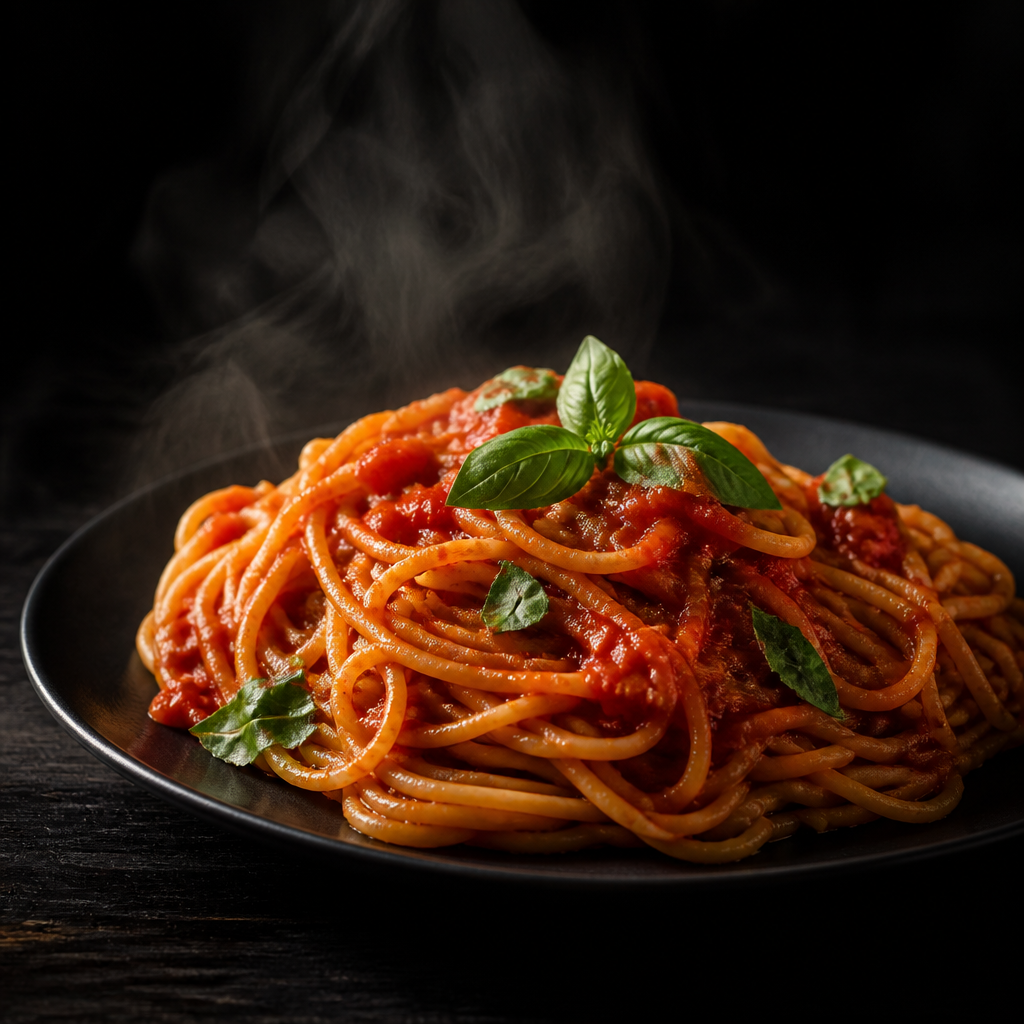 Vegan Spaghetti With Marinara