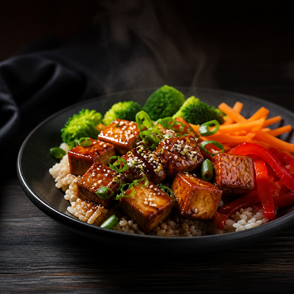 Vegan Tofu Teriyaki Bowl